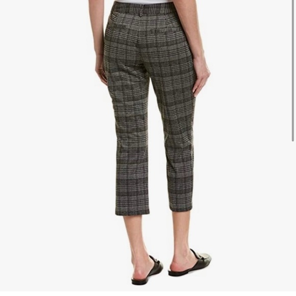 NWT Michael Stars Plaid Smart Pant Size M - Picture 2 of 10